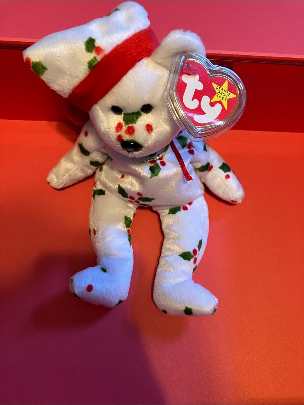 TY Beanie Baby Holiday Teddy 1998